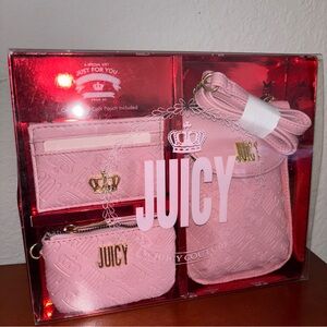 Juicy Couture Pink Accessory 3-Piece Set